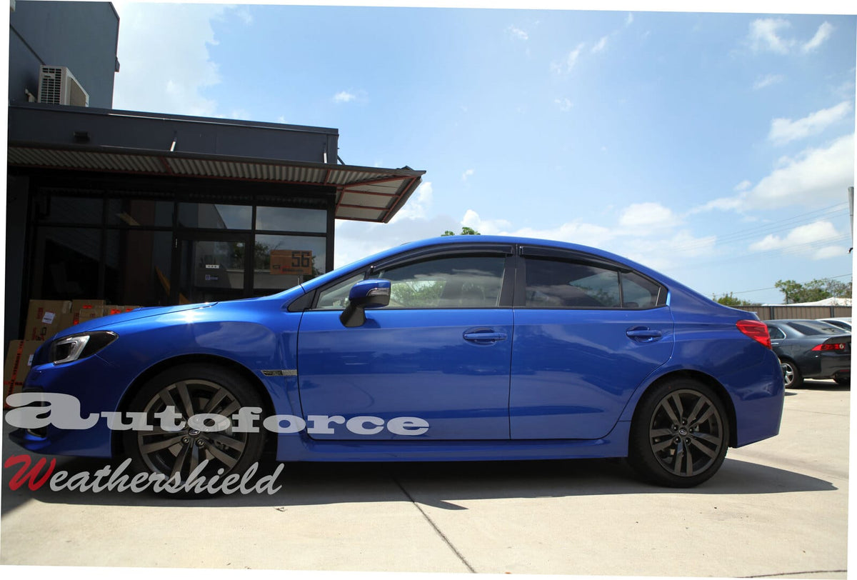 Installed View - Subaru Impreza Sedan G4 (2012-2016): Premium Window Visors