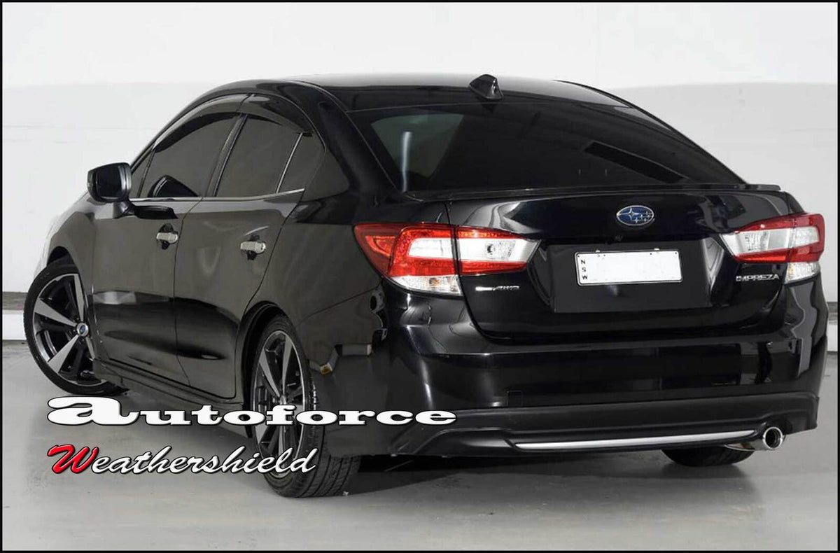 Installed View - Subaru Impreza Sedan G5 (2017-2021): Premium Window Visors