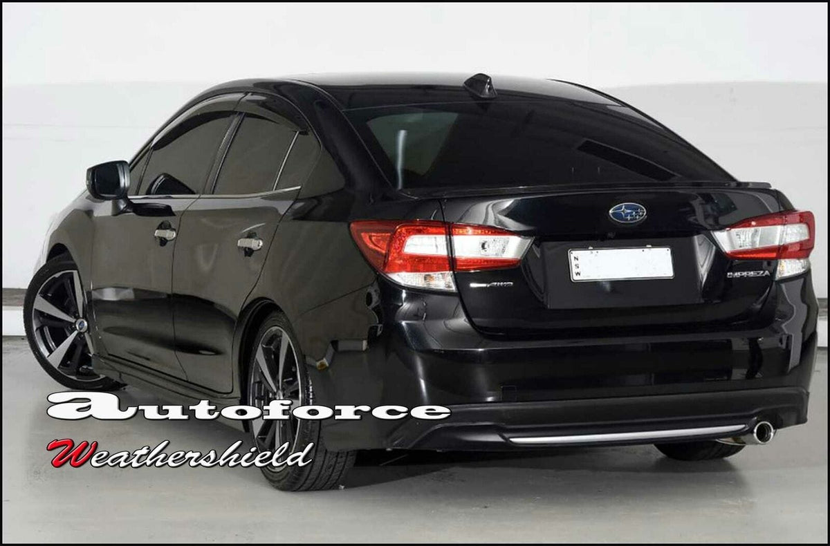 Installed View - Subaru Impreza Sedan G5 (2017-2021): Premium Window Visors