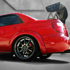 Installed View - Subaru Impreza WRX 2002-2007: 8-Piece Wheel Flare Set