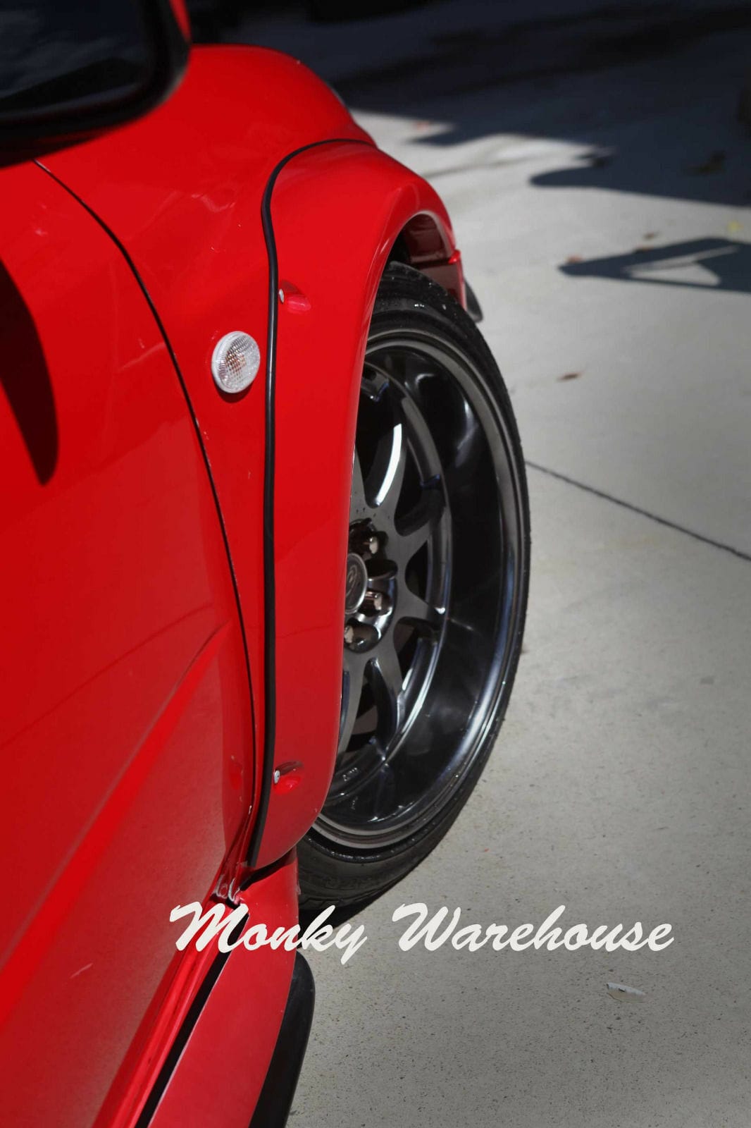 Installed View - Subaru Impreza WRX 2002-2007: 8-Piece Wheel Flare Set