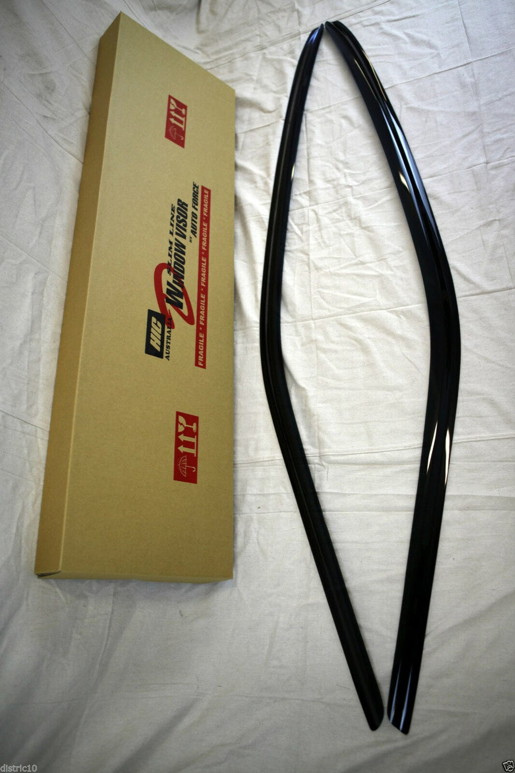 Installed View - Subaru Impreza WRX GC8 (1992-2000): Premium Window Visors