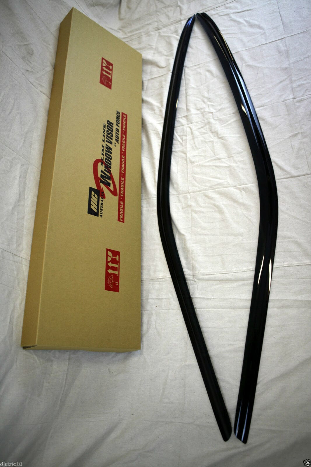 Installed View - Subaru Impreza WRX GC8 (1992-2000): Premium Window Visors