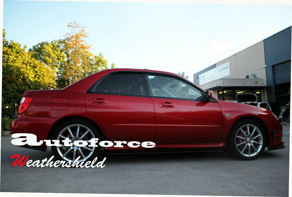 Installed View - Subaru Impreza WRX GDB (2002-2007): Premium Window Visors