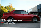 Installed View - Subaru Impreza WRX GDB (2002-2007): Premium Window Visors
