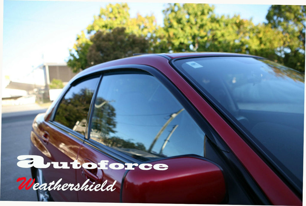 Installed View - Subaru Impreza WRX GDB (2002-2007): Premium Window Visors
