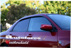 Installed View - Subaru Impreza WRX GDB (2002-2007): Premium Window Visors