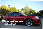 Installed View - Subaru Impreza WRX GDB (2002-2007): Premium Window Visors