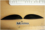 Installed View - Subaru Impreza/WRX/STI 2000-2002: Headlight Eyebrows Eyelids (Sedan & Wagon)