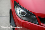 Installed View - Subaru Impreza/WRX/STI 2006-2007: Headlight Eyebrows Eyelids (Sedan & Hatch)