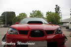 Installed View - Subaru Impreza/WRX/STI 2006-2007: Headlight Eyebrows Eyelids (Sedan & Hatch)
