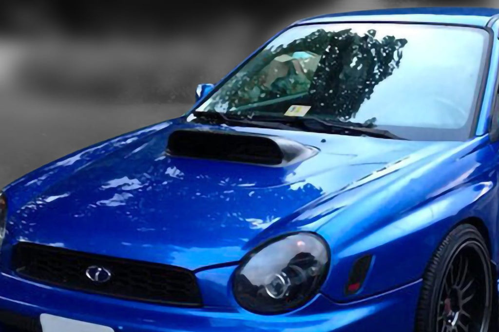 Installed View - Subaru Impreza WRX/STI: Charge Speed Style Bonnet Scoop (2000-2002)