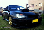 Installed View - Subaru Impreza WRX/STI: Charge Speed Style Bonnet Scoop (2002-2005)