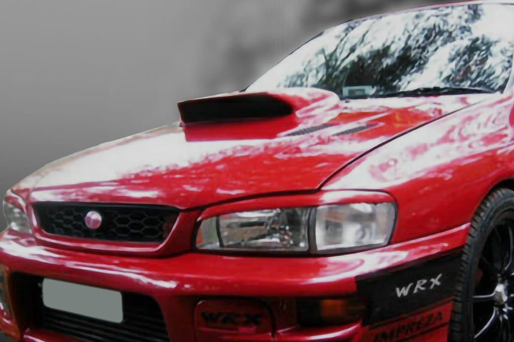 Installed View - Subaru Impreza WRX/STI GC8: Charge Speed Style Bonnet Scoop (1993-2000)