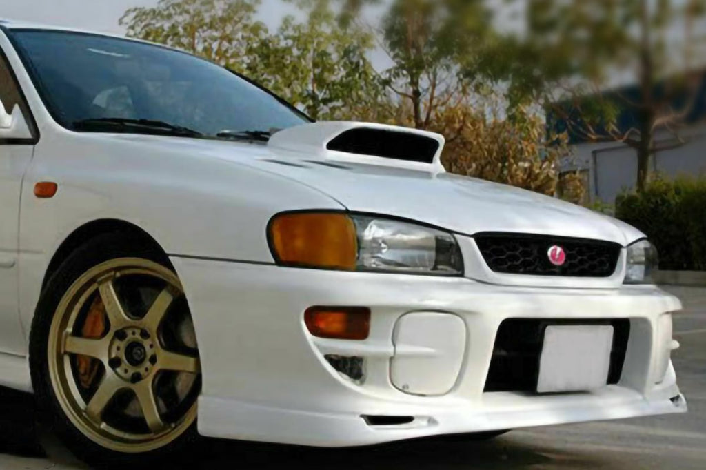 Installed View - Subaru Impreza WRX/STI GC8: Charge Speed Style Bonnet Scoop (1993-2000)