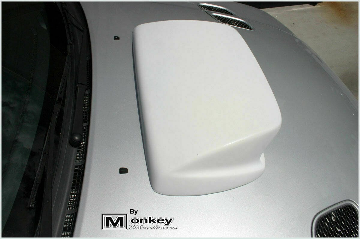 Installed View - Subaru Impreza WRX/STI GC8: Charge Speed Style Bonnet Scoop (1993-2000)