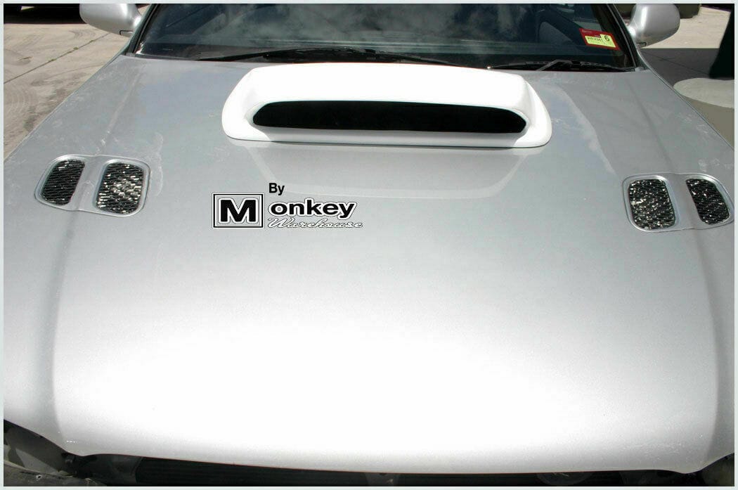 Installed View - Subaru Impreza WRX/STI GC8: Charge Speed Style Bonnet Scoop (1993-2000)