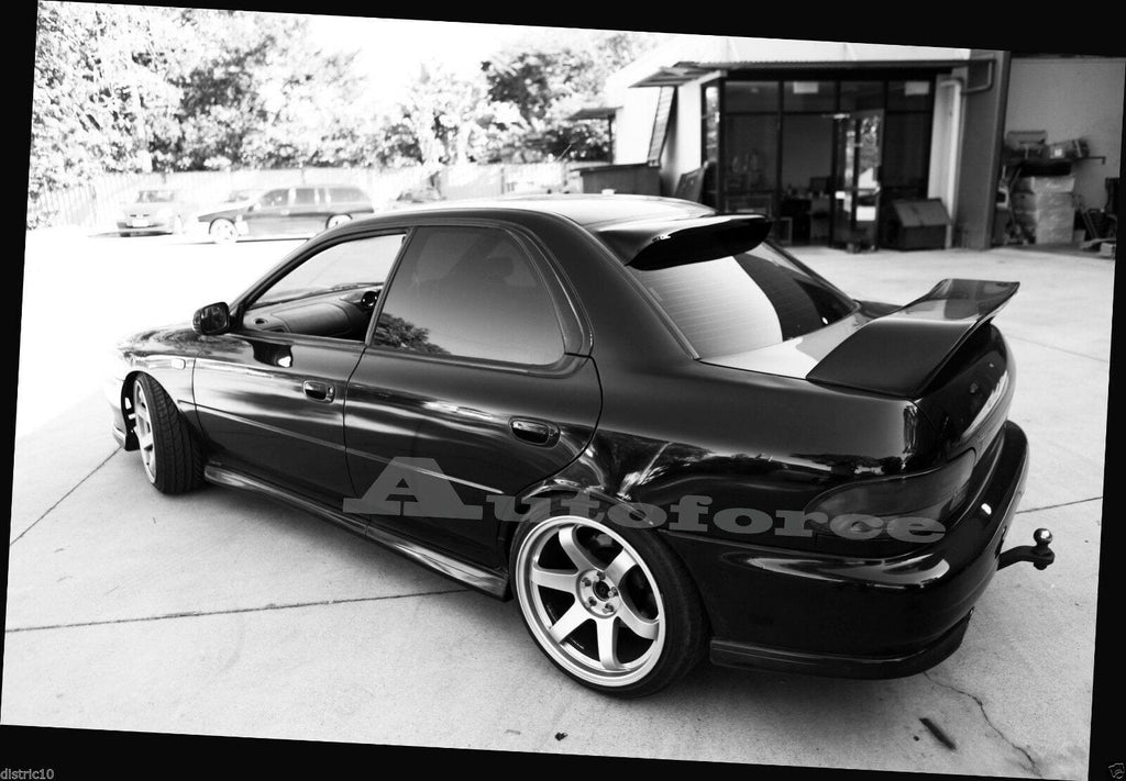 Installed View - Subaru Impreza WRX STI GC8 Sedan (1997-2000): Premium Roof Spoiler