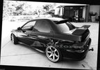 Installed View - Subaru Impreza WRX STI GC8 Sedan (1997-2000): Premium Roof Spoiler