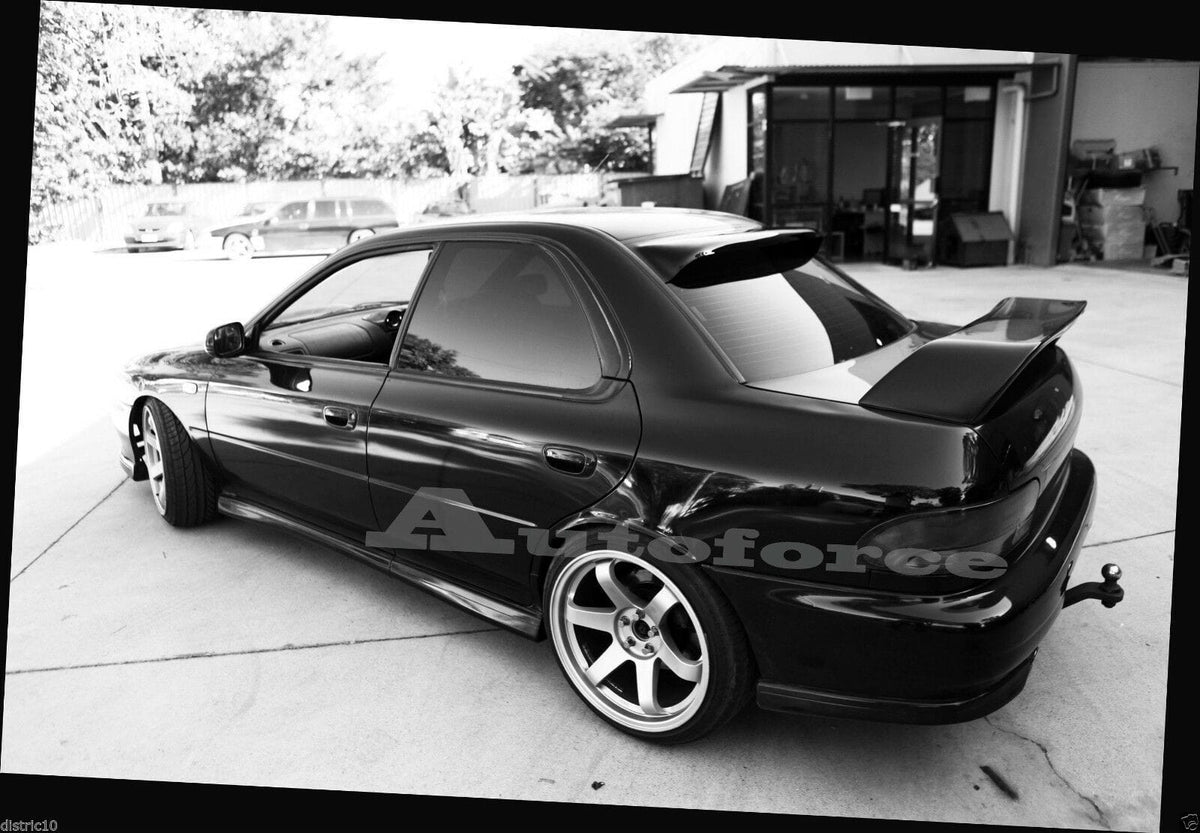 Installed View - Subaru Impreza WRX STI GC8 Sedan (1997-2000): Premium Roof Spoiler