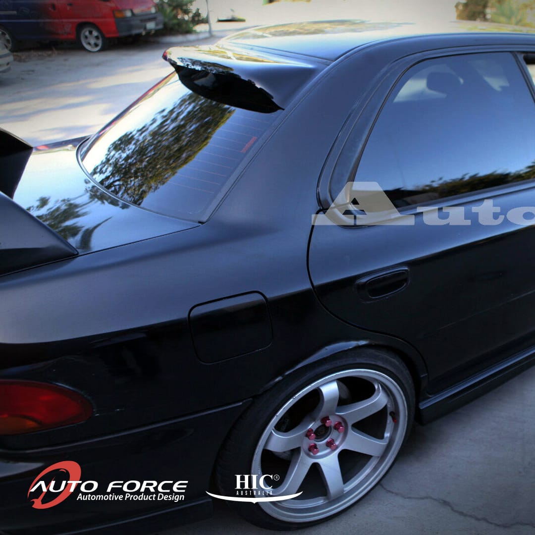 Installed View - Subaru Impreza WRX STI GC8 Sedan (1997-2000): Premium Roof Spoiler