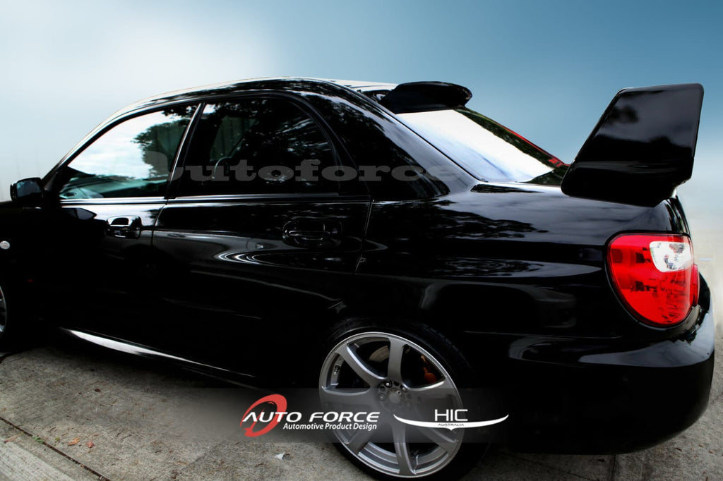 Installed View - Subaru Impreza WRX STI GDB Sedan (2000-2007): Premium Roof Spoiler
