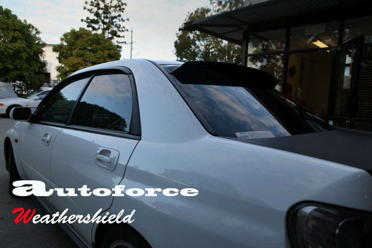 Installed View - Subaru Impreza WRX STI GDB Sedan (2000-2007): Premium Roof Spoiler