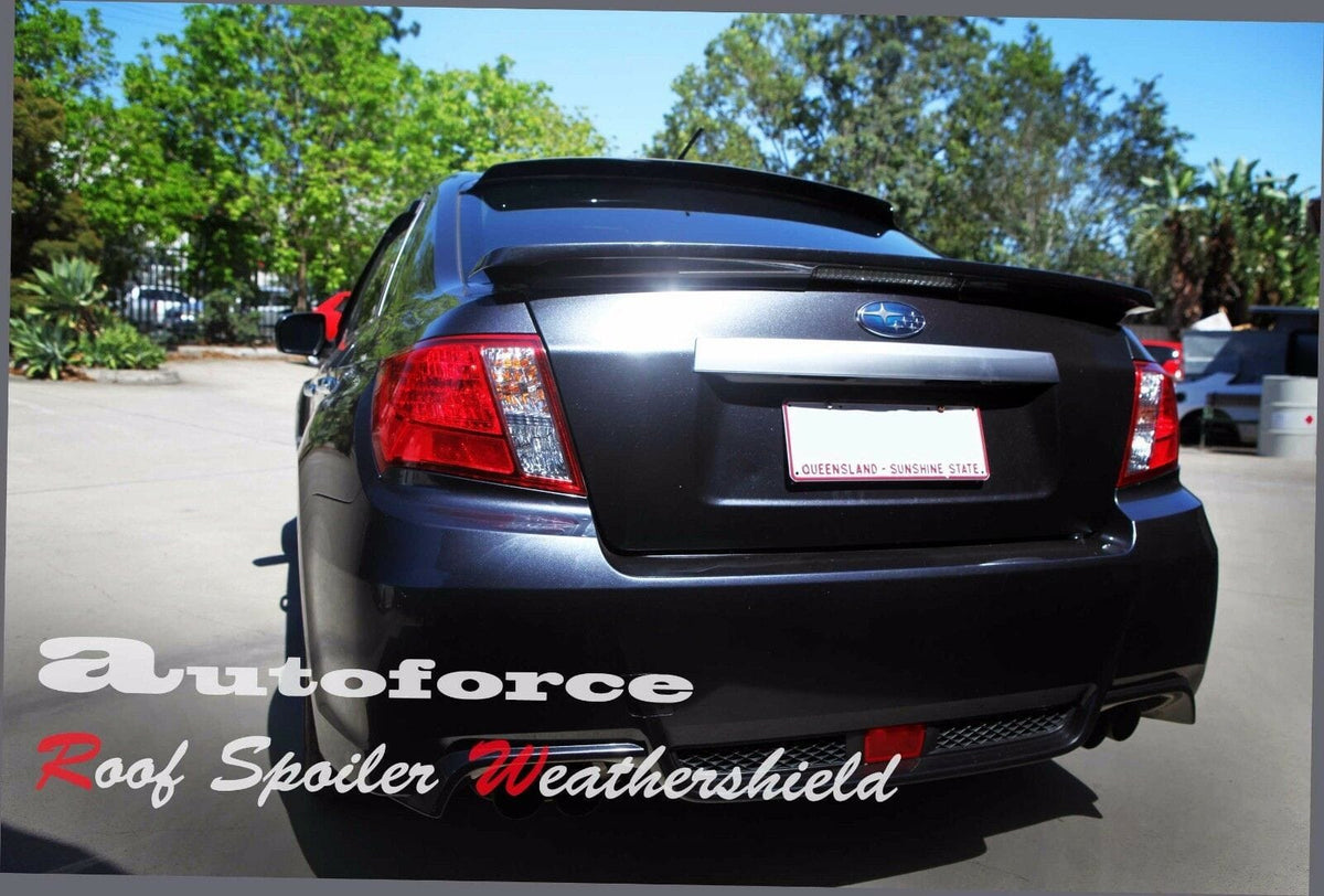 Installed View - Subaru Impreza WRX STI GRB GRF GR8 Hatch (2008-2013): Premium Roof Spoiler