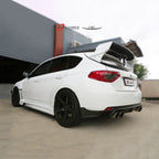 Installed View - Subaru Impreza WRX STI Hatch (2007-2013): Premium Window Visors