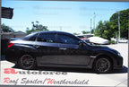 Installed View - Subaru Impreza WRX STI Sedan (2007-2013): Premium Window Visors