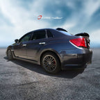 Installed View - Subaru Impreza WRX STI Sedan (2007-2013): Premium Window Visors