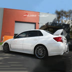 Installed View - Subaru Impreza WRX STI Sedan (2007-2013): Premium Window Visors