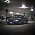Installed View - Subaru Liberty Sedan Gen 3-4 (1998-2009): Premium Window Visors