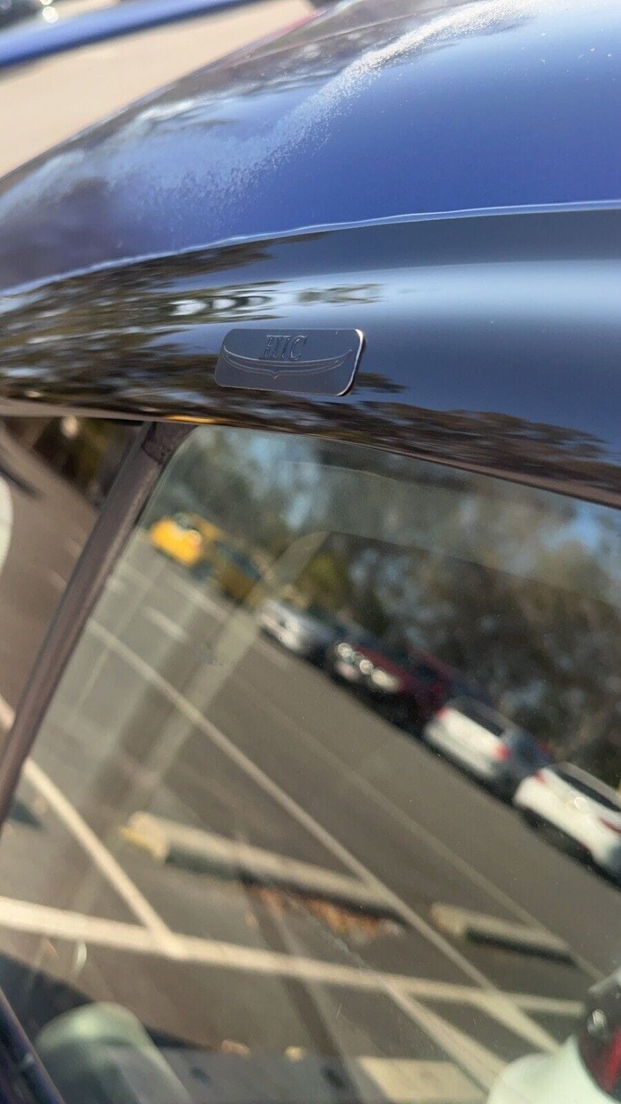 Installed View - Subaru Liberty Sedan Gen 3-4 (1998-2009): Premium Window Visors