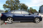 Installed View - Subaru Liberty Sedan Gen 3-4 (1998-2009): Premium Window Visors