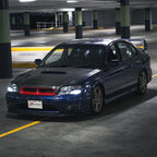 Installed View - Subaru Liberty Sedan Gen 3-4 (1998-2009): Premium Window Visors