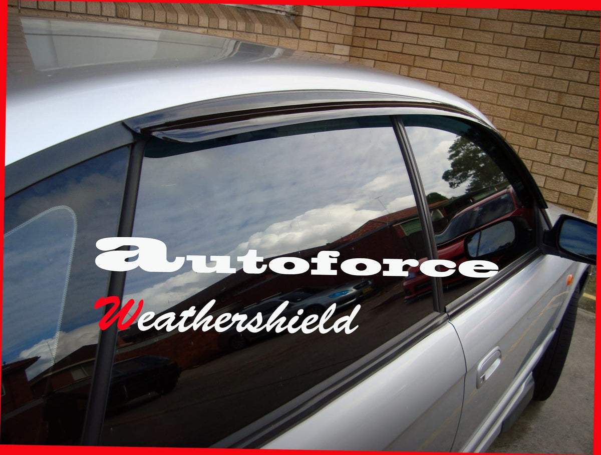 Installed View - Subaru Liberty Wagon Gen 4 (2003-2009): Premium Window Visors