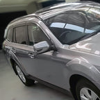 Installed View - Subaru Outback (2009-2014): Premium Window Visors