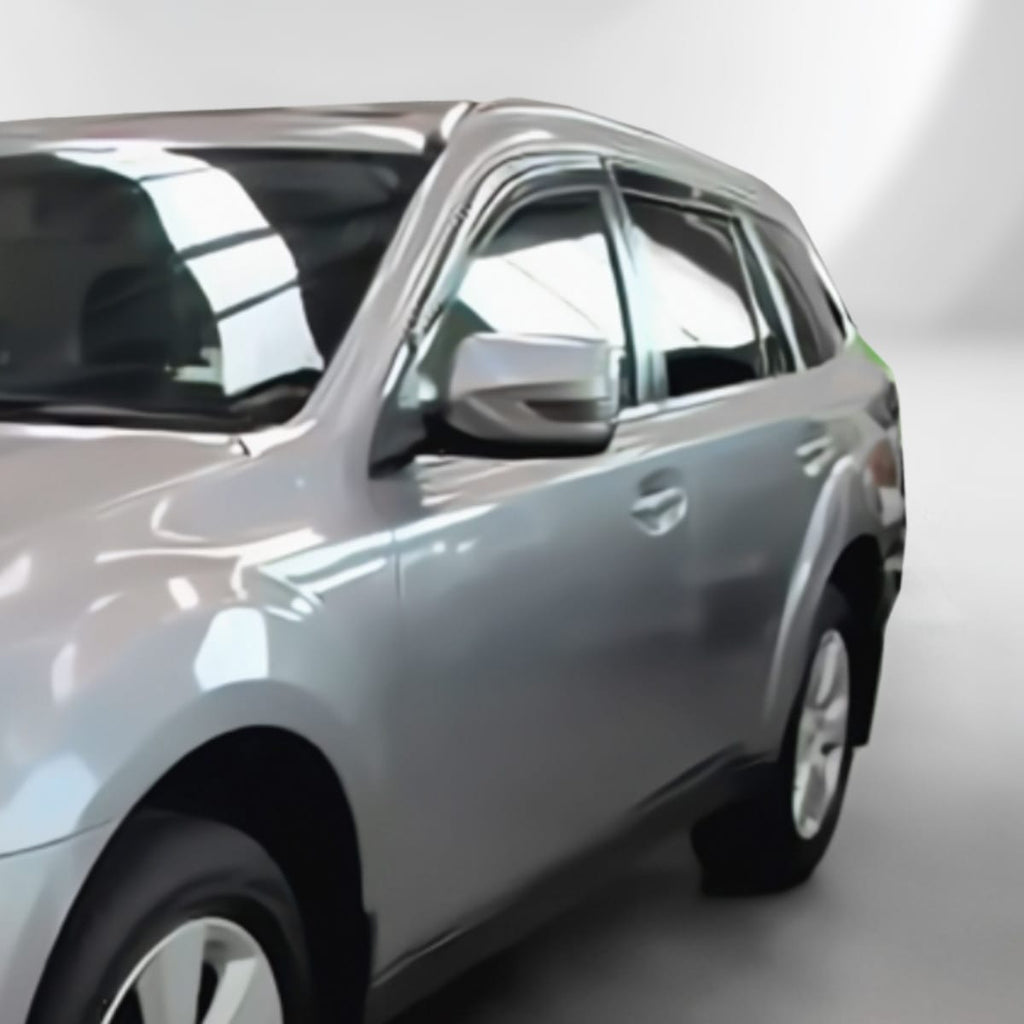 Installed View - Subaru Outback (2009-2014): Premium Window Visors