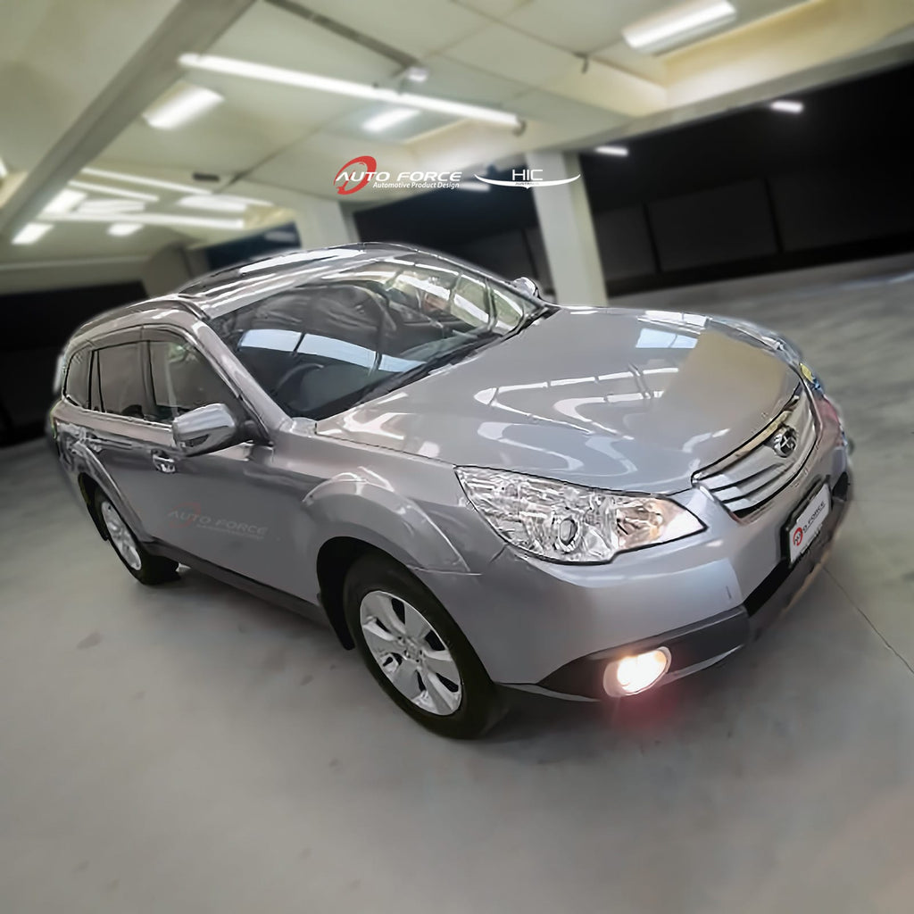 Installed View - Subaru Outback (2009-2014): Premium Window Visors