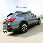 Installed View - Subaru Outback (2015-2019): Premium Window Visors