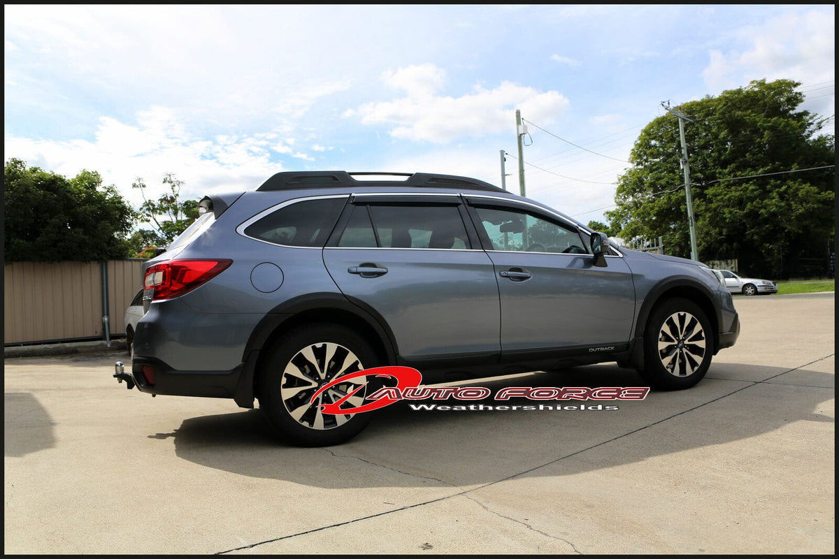Installed View - Subaru Outback (2015-2019): Premium Window Visors