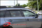 Installed View - Subaru Outback (2015-2019): Premium Window Visors