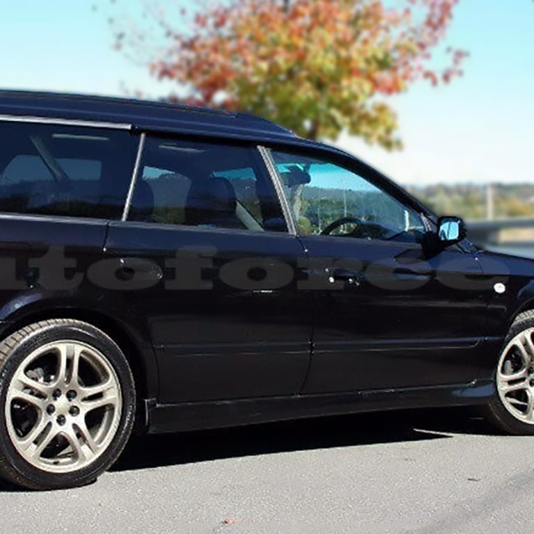 Installed View - Subaru Outback Gen 4 (2003-2009): Premium Window Visors