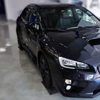 Installed View - Subaru WRX Sedan V1 (2014-2019): Premium Window Visors