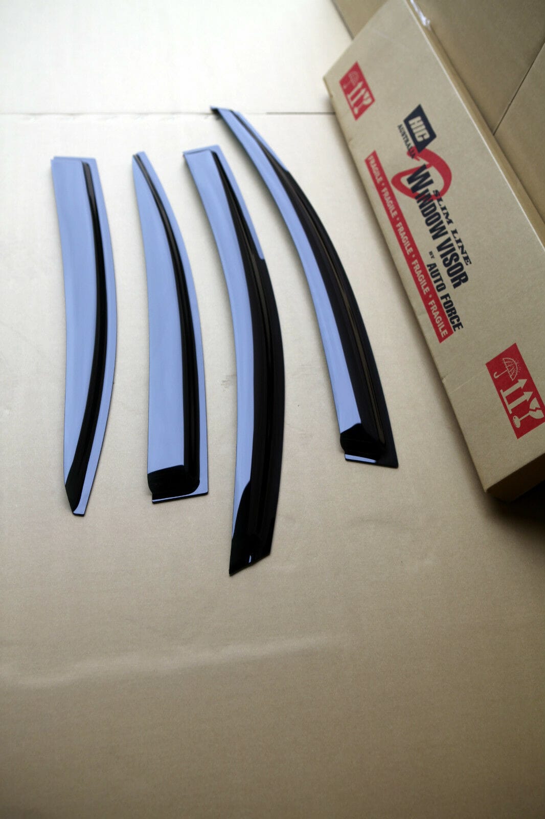 Installed View - Subaru WRX Sedan V1 (2014-2019): Premium Window Visors