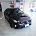 Installed View - Subaru WRX Sedan V1 (2014-2019): Premium Window Visors