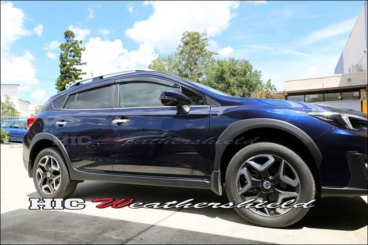 Installed View - Subaru XV G5-X (2017-2022): Premium Window Visors