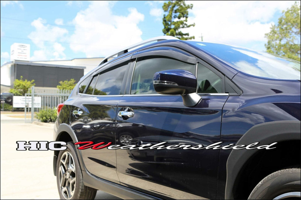 Installed View - Subaru XV G5-X (2017-2022): Premium Window Visors