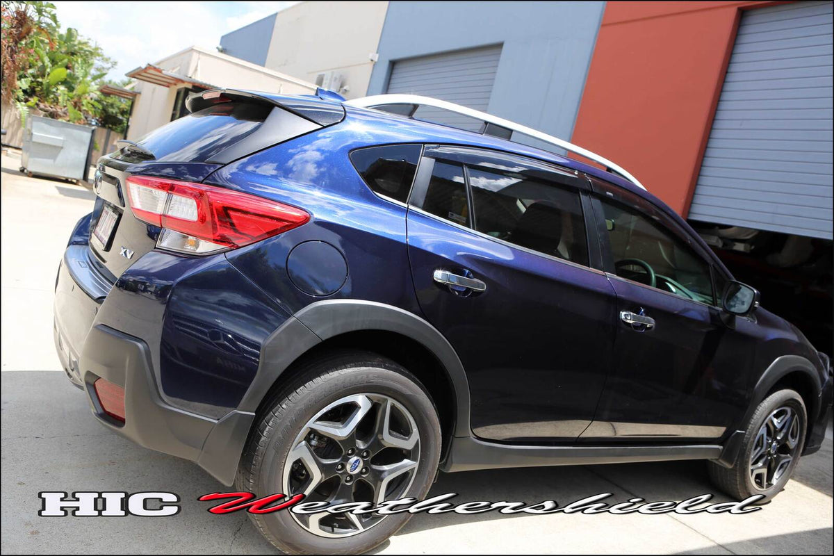 Installed View - Subaru XV SUV (2011-2017): Premium Window Visors
